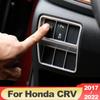 Для Honda CRV 2017 2018 2022 ABS карбоновый переключатель фар декоративные наклейки украшения автомобиля наклейки аксессуары