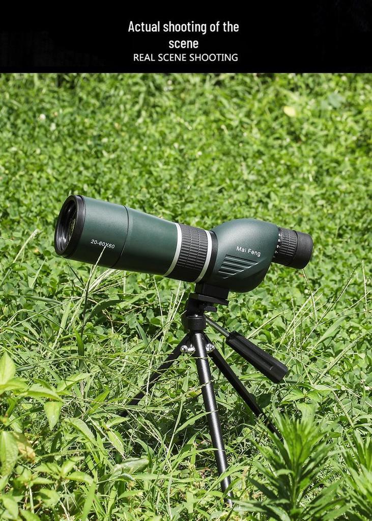 Maifeng 20-60X60 Birdwatching Scope: HD High Magnification Variable Zoom Monocular Telescope