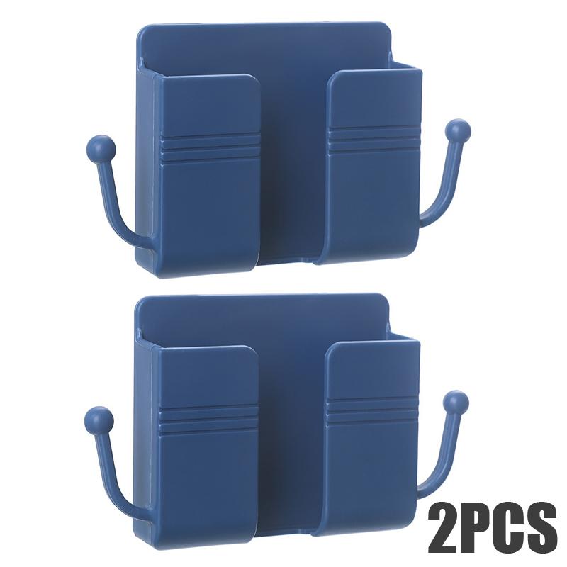 4/2/1 шт. Многофункциональный настенный держатель для телефона с крючками для хранения, домашний органайзер, клейкие кронштейны для пульта дистанционного управления, стойки