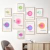 Ангельские цифры, градиентные постеры и принты, эстетическая датская пастельная картина на холсте, скандинавское искусство, настенная картина, домашний декор для общежития