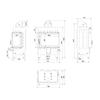 Steel fireplace KRATKI LUCY right 12 kW Ø 200 black thermotec