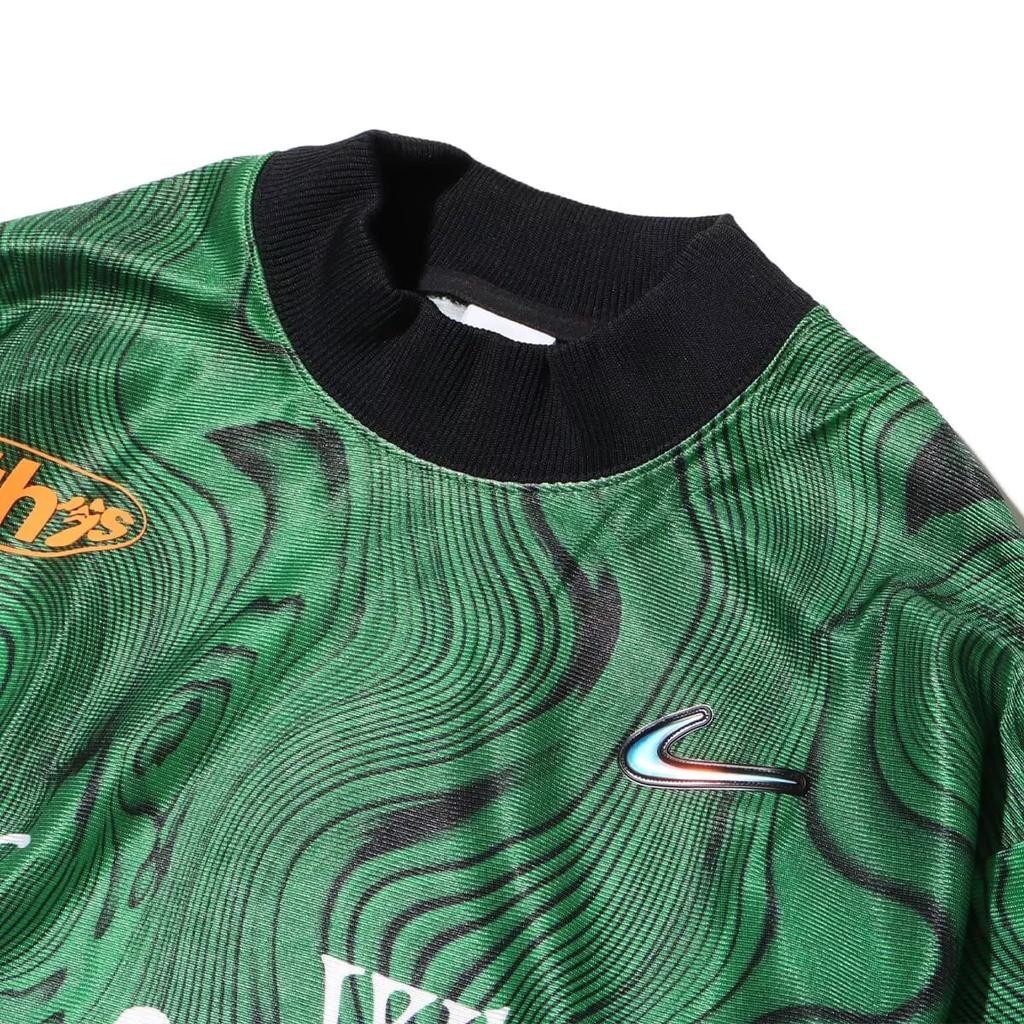 Nike X Off-White Джерси с принтом по всей поверхности Kelly Зеленые/белые топы унисекс FQ0998-389