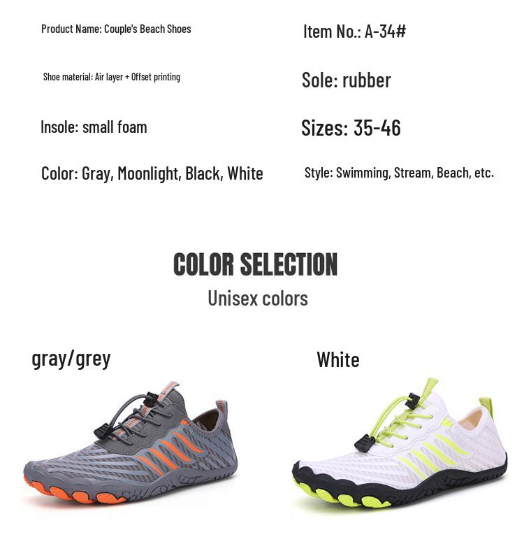 Унисекс быстросохнущие пятипалые ботинки для каньонинга для занятий спортом на открытом воздухе