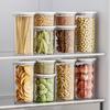 Контейнеры для хранения специй Yousheng в герметичной банке с разделительными отделениями, штабелируемая конструкция, удобный доступ, раздвижная крышка, коробка для хранения специй и закусок.