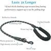 Dual Dog Leash, Double Dog Leash, 360 Swivel No Tangle Walking Leash, Shock Absorbing Bungee for Two Dogs