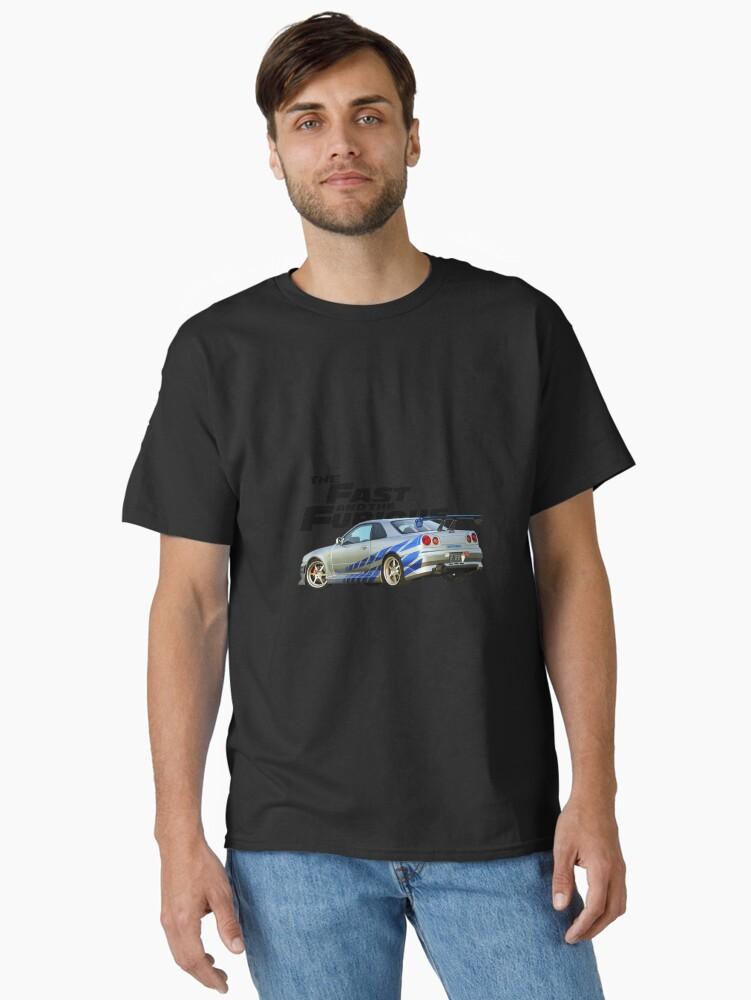 Fast & Furious Fast and Furious skyline Brian O'Conner Classic T-Shirt