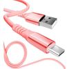 13 цветов 4 длины PD быстрый 15 Вт 60 Вт 100 Вт 100% силикон Сверхпрочный USB-A Type-C на Type-C [официальный представитель inklink в Японии] Зарядный кабель для iPhone