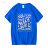 Новая футболка для мужчин Peace Love and Understanding 2 S 2XL винтажная стираная стильная повседневная эластичная уличная одежда универсальная удобная