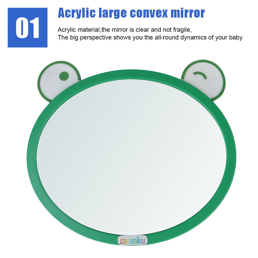 Safety Kids Monitor Universal Car Rear View Mirror Backseat Rear View Baby Chair Convex Mirrors Cartoon Adjustable