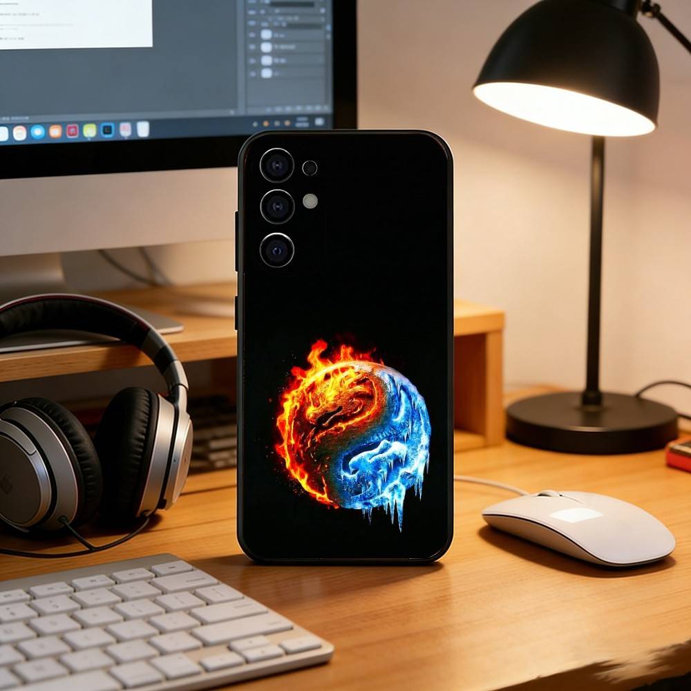 Mortal Kombat Phone Case For Samsung S25,S24,S21,S22,S23,S30,Ultra,S20,Plus,Fe,Soft Silicone Black Cover
