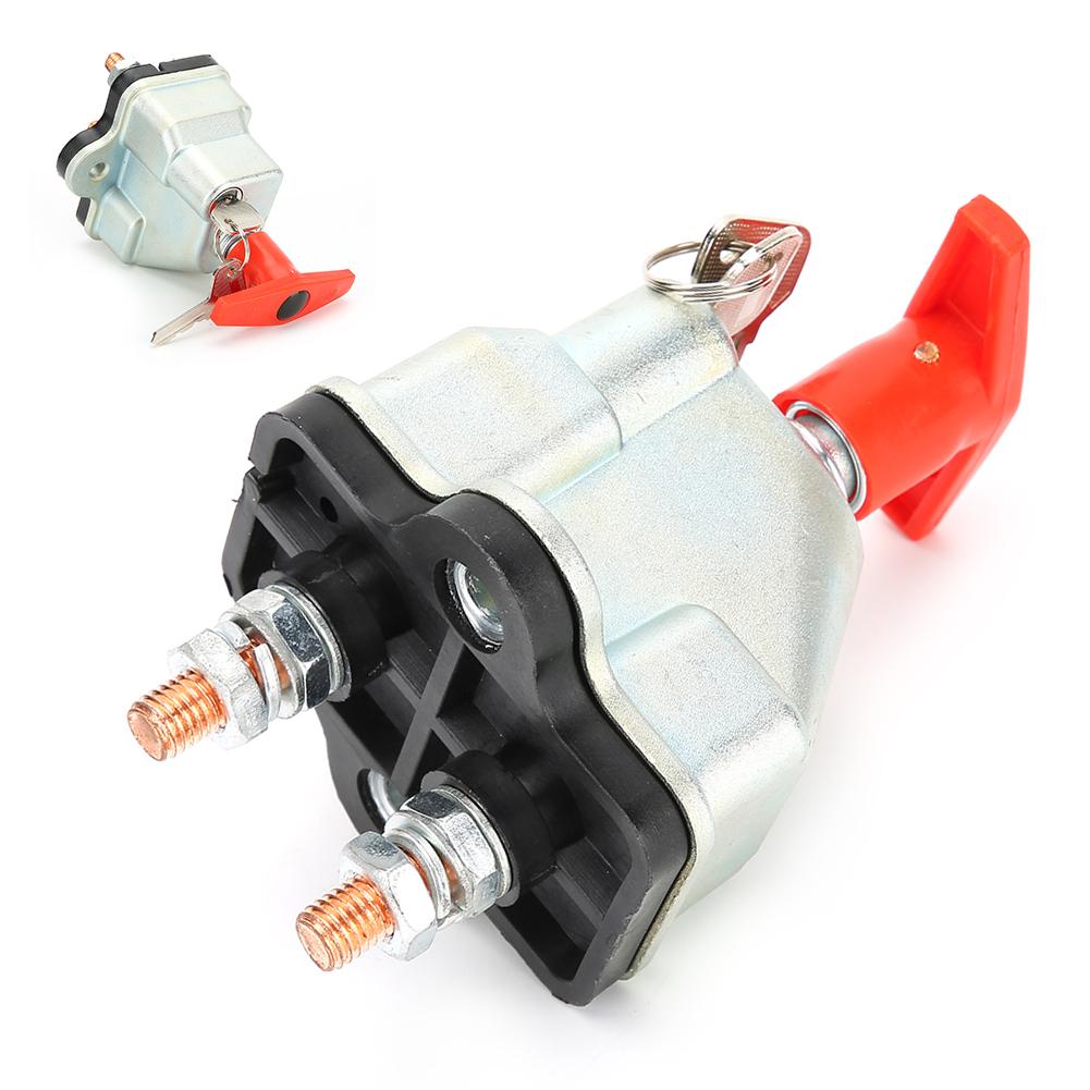 Универсальный выключатель изоляции аккумулятора Отключение питания Вкл/Выкл для автомобиля грузовика 12 24В 250А