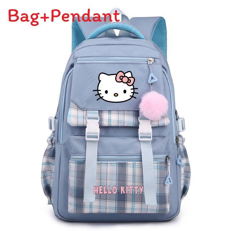 Школьный рюкзак Hello Kitty для девочек и мальчиков в городском минималистичном стиле с системой вентиляции для путешествий