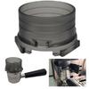 Anti Splash Portafilter Attachment Reduces Coffee Waste Heat Resistant Ergonomic Design for Home and Commercial Use