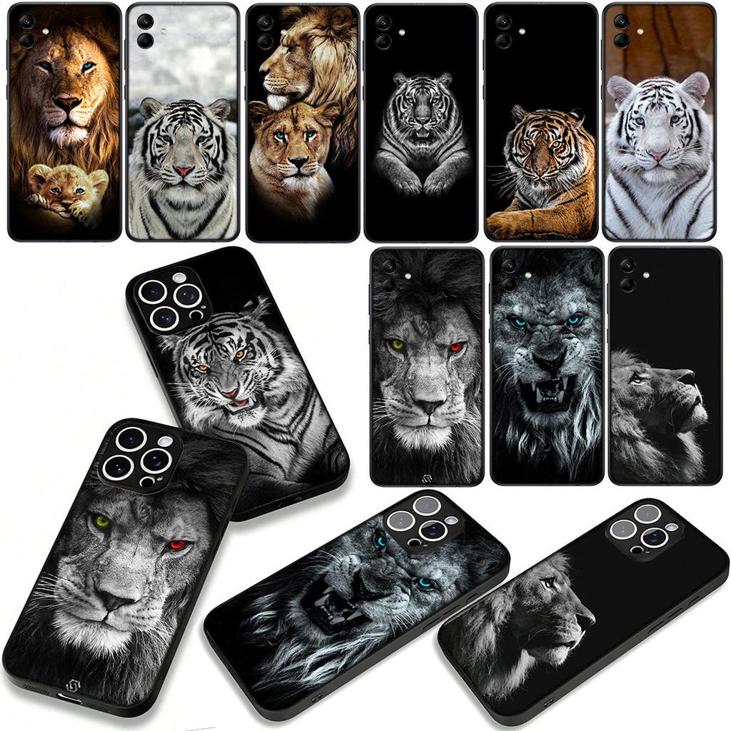 Чехол для телефона Lion Art Tiger для OPPO A18 A16 A17 A38 A54 A40 A60 A80 A78 A79 A57 A55 A96 A15 A12 Корпус