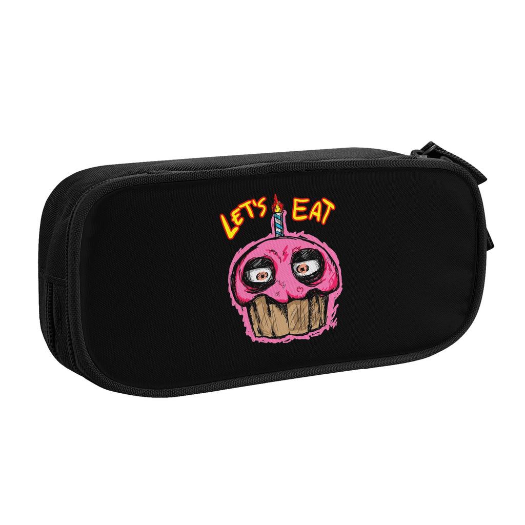 FNAF At Freddys Pencil Case New Cartoon Pen Bags for Student Large Storage Office Gift Pencil Pouch