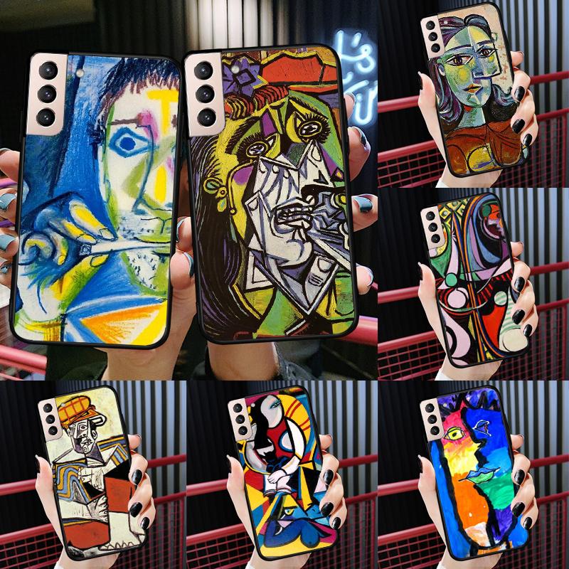 Picasso Abstract painting Art Phone Case For Samsung Galaxy S25 Ultra S20 S21 S22 S23 S24 Ultra S24 FE S9 S10 Plus Cover