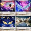 Cosmic Fantasy Wings Pattern Tapestry Home Wall Decoration Tapestry Bedroom Living Room Tapestry