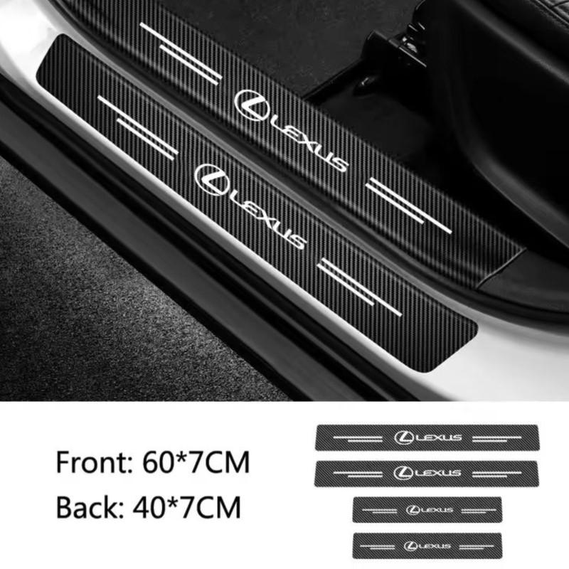 cstmfk1 Carbon fiber automotive parts car threshold stickers For Lexus RX330 IS250 Ct200h ES300h RX350 IS300h NX300h RX400h ES350 GS300