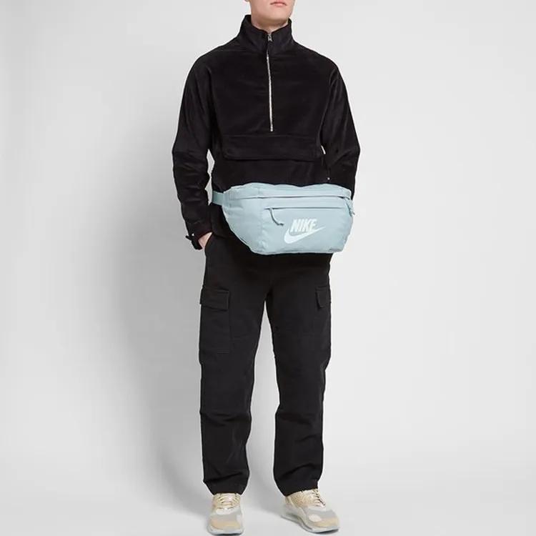 Nike Полиэстеровая сумка-слинг, Поясная сумка, Обычная, Унисекс, Морской синий (унисекс) Поясные сумки BA5751 363