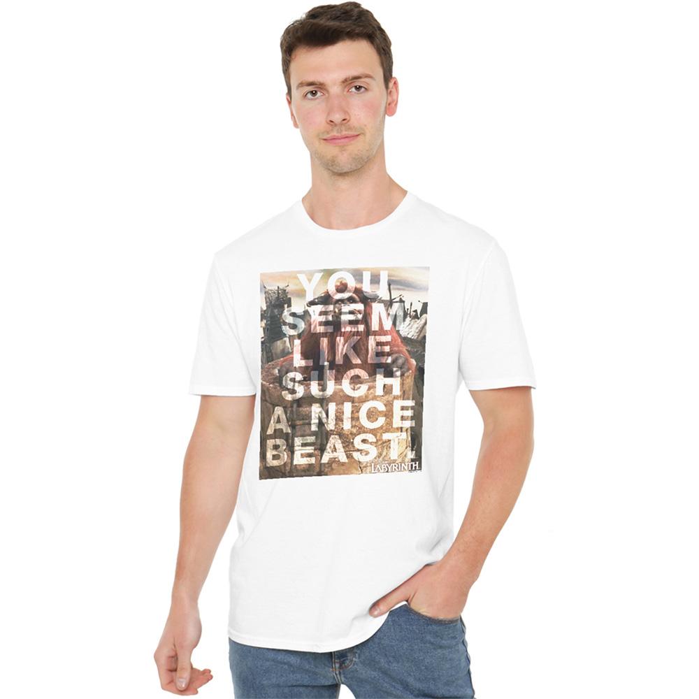 Labyrinth Unisex Adult Nice Beast T-Shirt