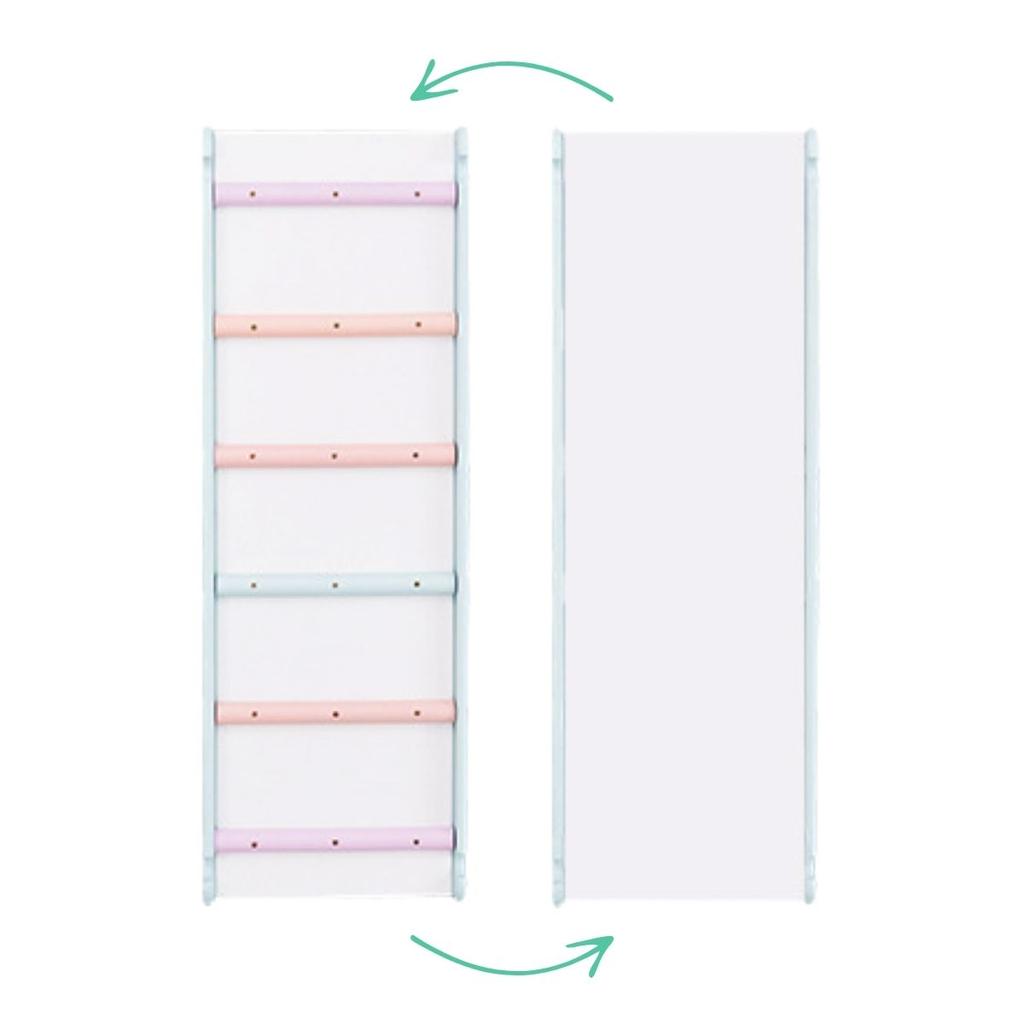 Двусторонняя горка Woodiko - Белый-Пастель