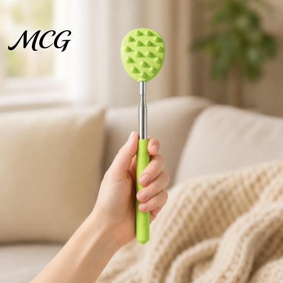 Meridian Massage Stick Back Scratcher And Massager, Extendable Massager Tool, Telescoping Scratcher, Anti-Slip Handle for Muscle Relief Home