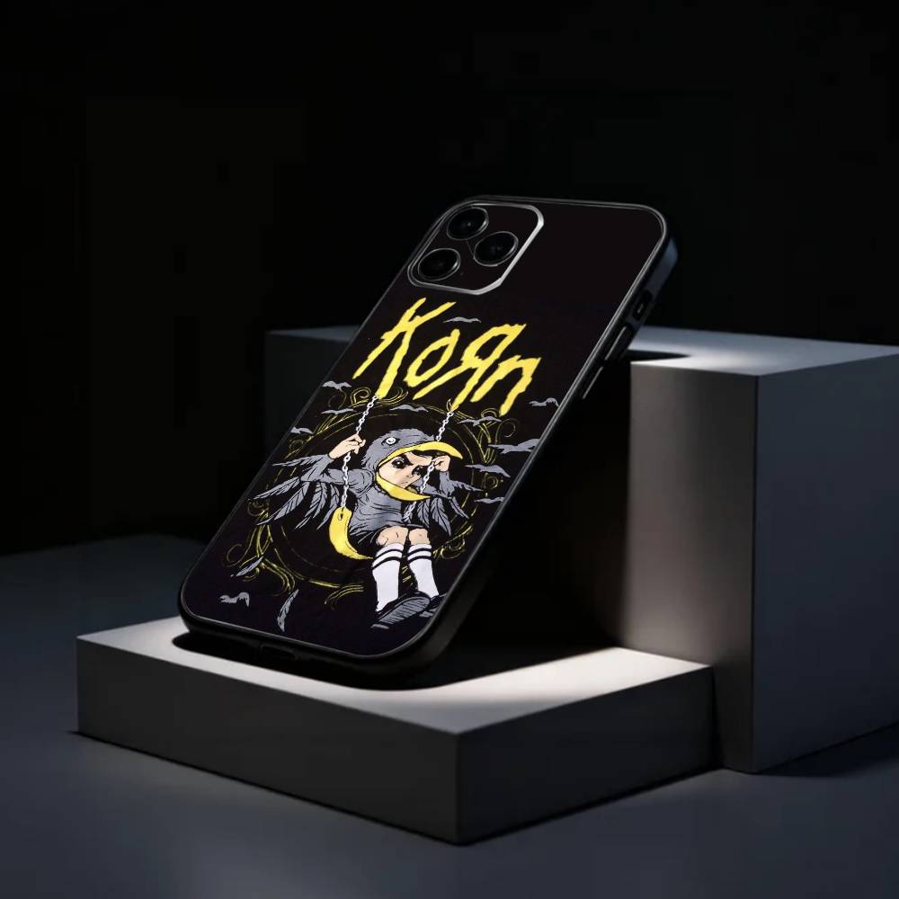 K-KornS Рок-группа Чехол для телефона Силиконовый Мягкий Для IPhone 17 16 15 14 13 12 11 X XR Plus Pro Max Plus