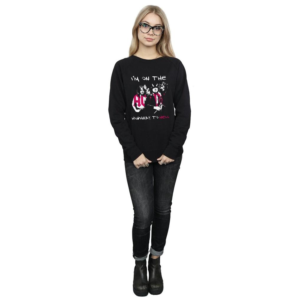 AC/DC Womens/Ladies I´m On The Highway To Hell Sweatshirt