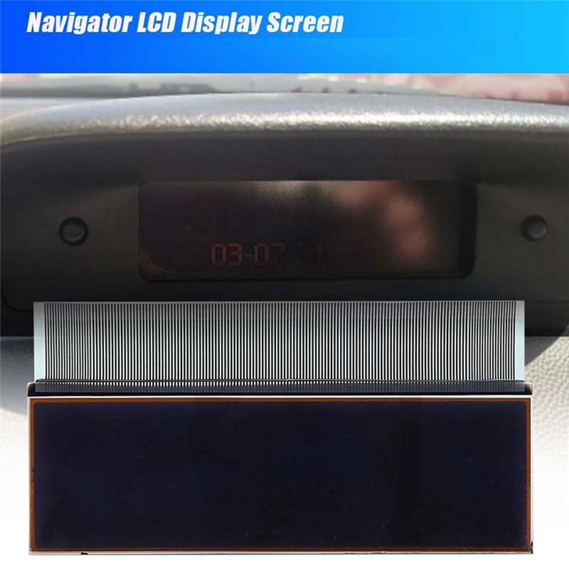 T-Top-Rated-Car Central Navigator LCD Display For 206 307 Citroen C5 Xsara Picasso Parts Multifunction Unit Screen Pixel