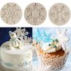 Christmas Snowflake Cake Chocolate Silicone Mold Fondant Mould Decoration DIY
