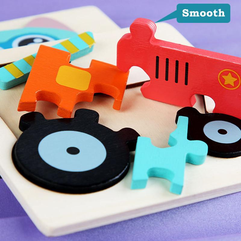 Детская развивающая игрушка деревянные пазлы