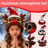 Christmas Festive Hat, Cartoon , For Adults And Children, Old Man Snowman Hat, Swinging, Singing, With Music And Light.