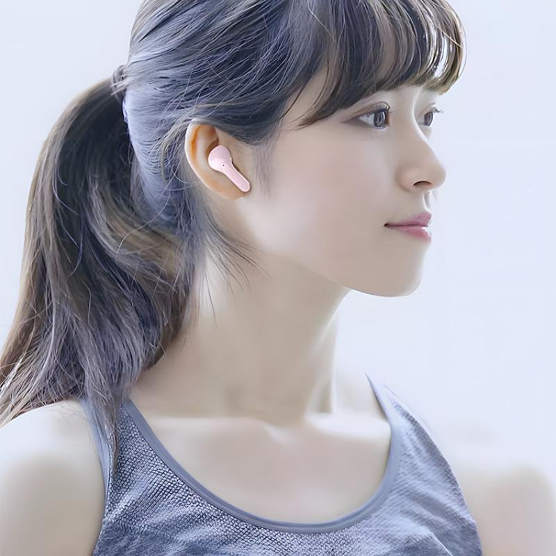 Беспроводная Bluetooth-гарнитура для спорта Шумоподавляющие наушники-вкладыши Высокое качество звука Высокий уровень внешнего вида Бег Спорт