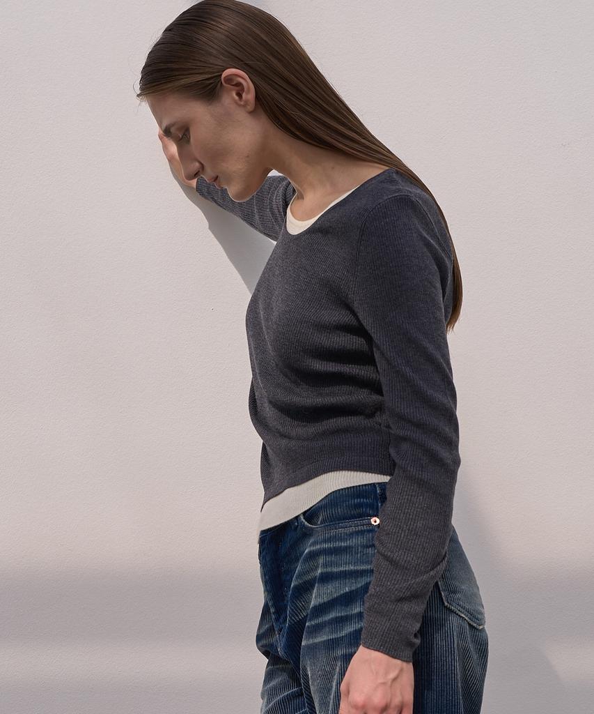 ELLIOTI Layered Knit Ts_3Color