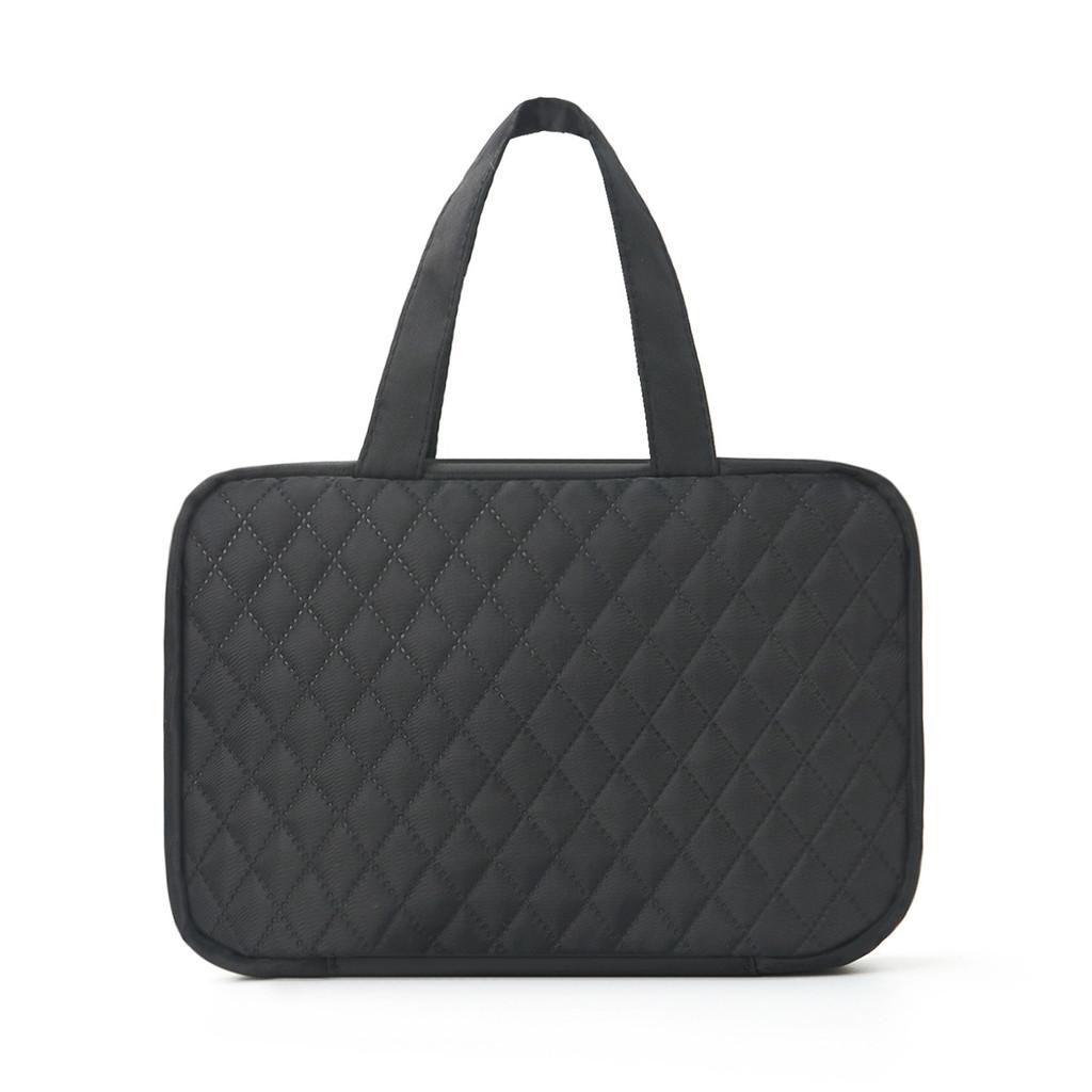 Urban Minimalist Polyester Travel Toiletry Organizer With Multicolor Compartments For Daily Use