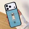Чехол для телефона с мопсом и французским бульдогом для Apple iPhone 17 air 16 Pro Max 15 Pro Max 14 13 12 11 Mini Задняя крышка