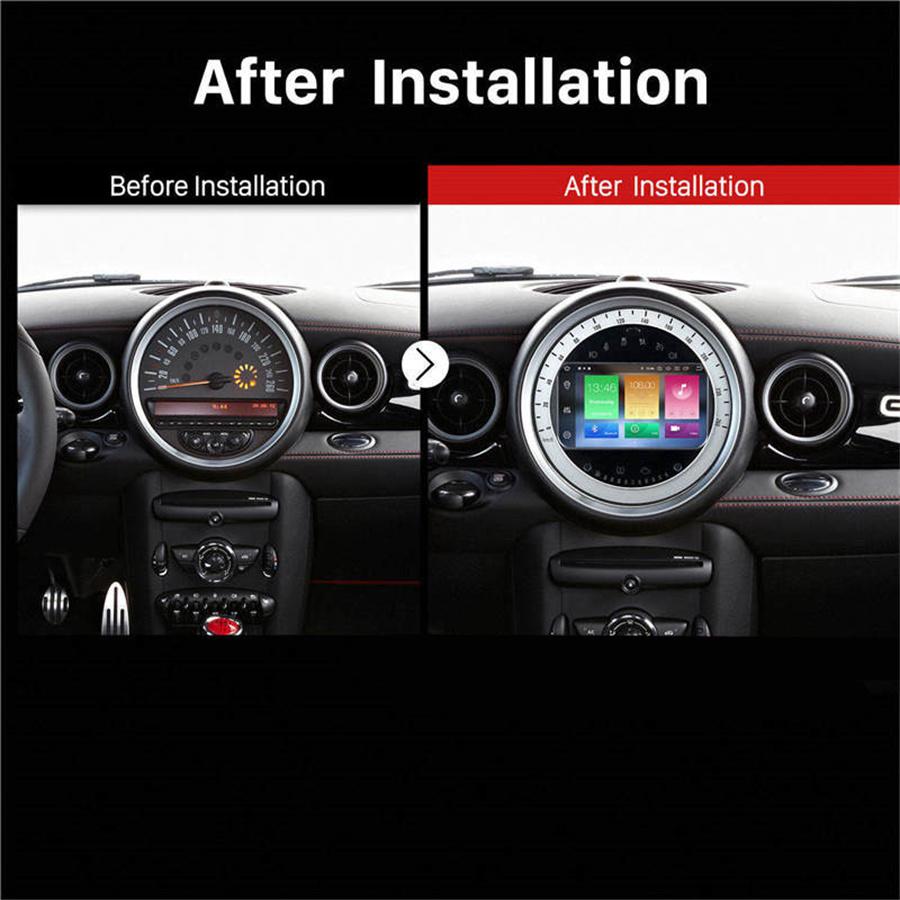 4 ГБ ОЗУ + 64 ГБ ПЗУ, Android 10.0, Автомобильный GPS-навигатор, DVD-плеер для BMW Mini Cooper 2006-2013, Встроенный беспроводной Carplay