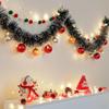 DIY Handmade LED String Light Ribbon Christmas Holiday Hanging For Home Room Background Pull Flag Banner Xmas Christmas Pendant