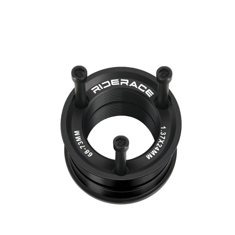 Bike Bottom Bracket Conversion Adaptor Bicycle Eccentric Bottom Bracket 68-73mm Adjustable American To Euro 24mm BB For BMX