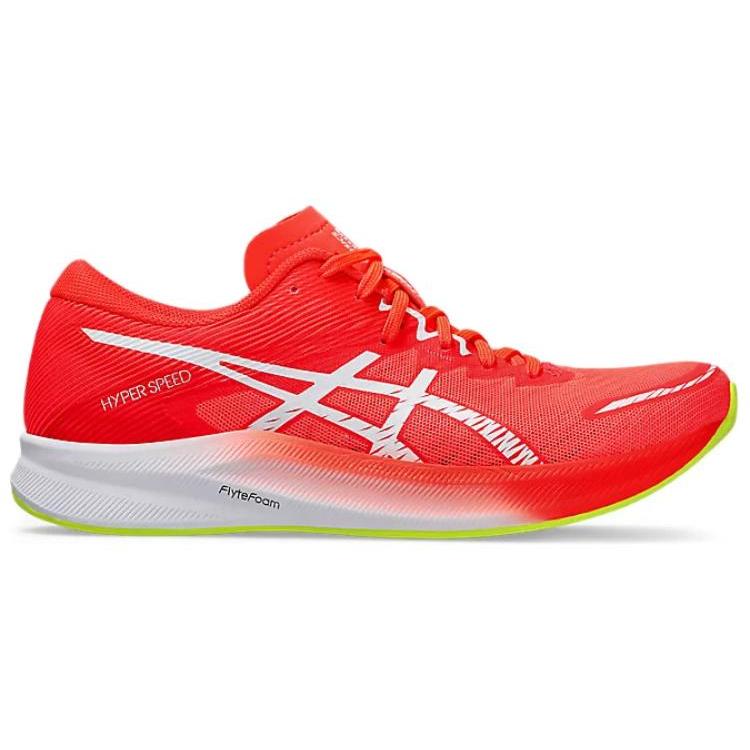 Asics Womens Hyper Speed 3 'Sunrise Red' (women's sizes) Sunrise Red / White Running Shoes 1012B517 600