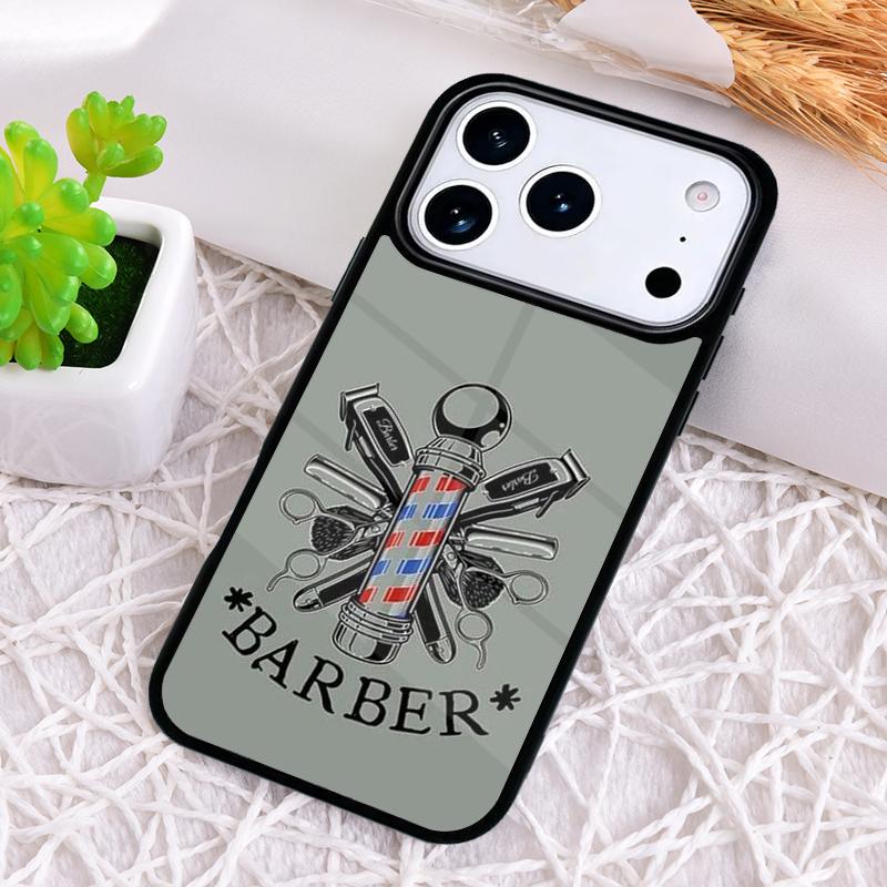Barber Hair Stylist Phone Case for iPhone 17 Air 16 15 11 12 14 13 Pro Max Shockproof Cover