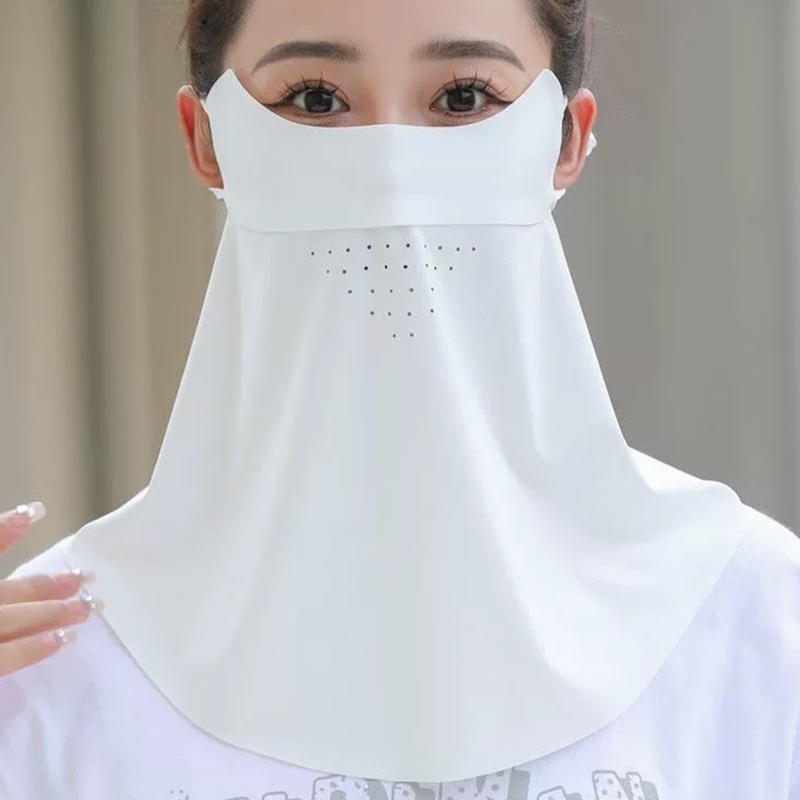 Scarf For Women Sun UV Protection Hiking Neck Scarf Outdoor Triangular Scarf Sunscreen Veil Ice Silk Mask Face Cover