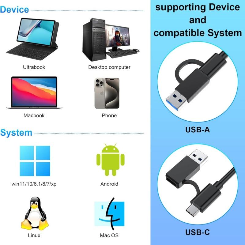 8 in 1 USB 3.2 Gem2 10Gbps CFexpress Card Reader Multi Function CF Express Reader Type B/SD/TF/CF/XD/MS Memory Card Reader