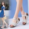 Women Sandals Wedge Heels Sandals Summer Shoes For Women Elegant Heeled Sandalias Mujer Summer Footwear Female Wedges Shoes New