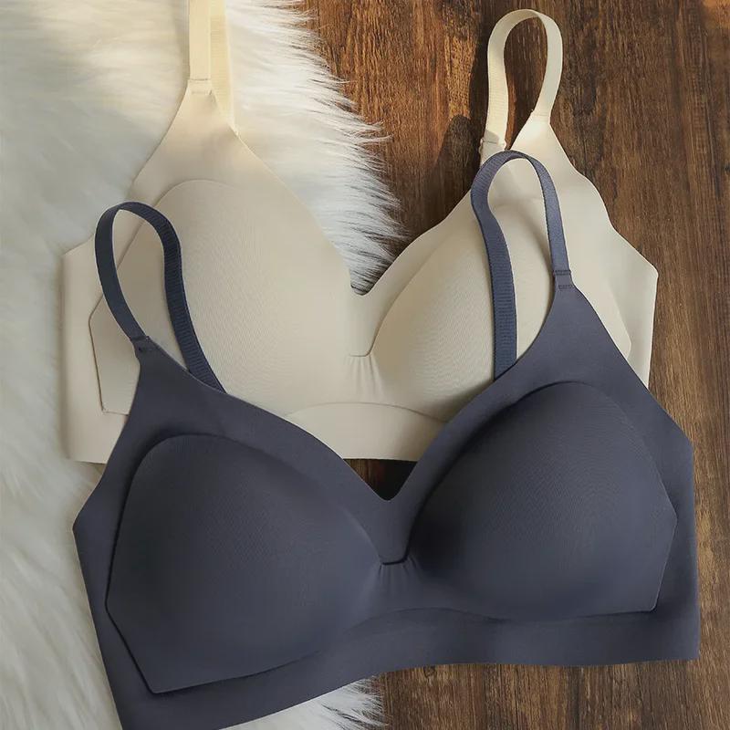Comfortable Seamless Wireless Bra for Small Chest - Smooth One-Piece Design