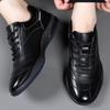 Fashion New Arrival Lace-Up Mens Sneakers Breathable Men's Walking Shoes Comfortable Men Casual Shoes Stylish Leather Skate Shoes Men