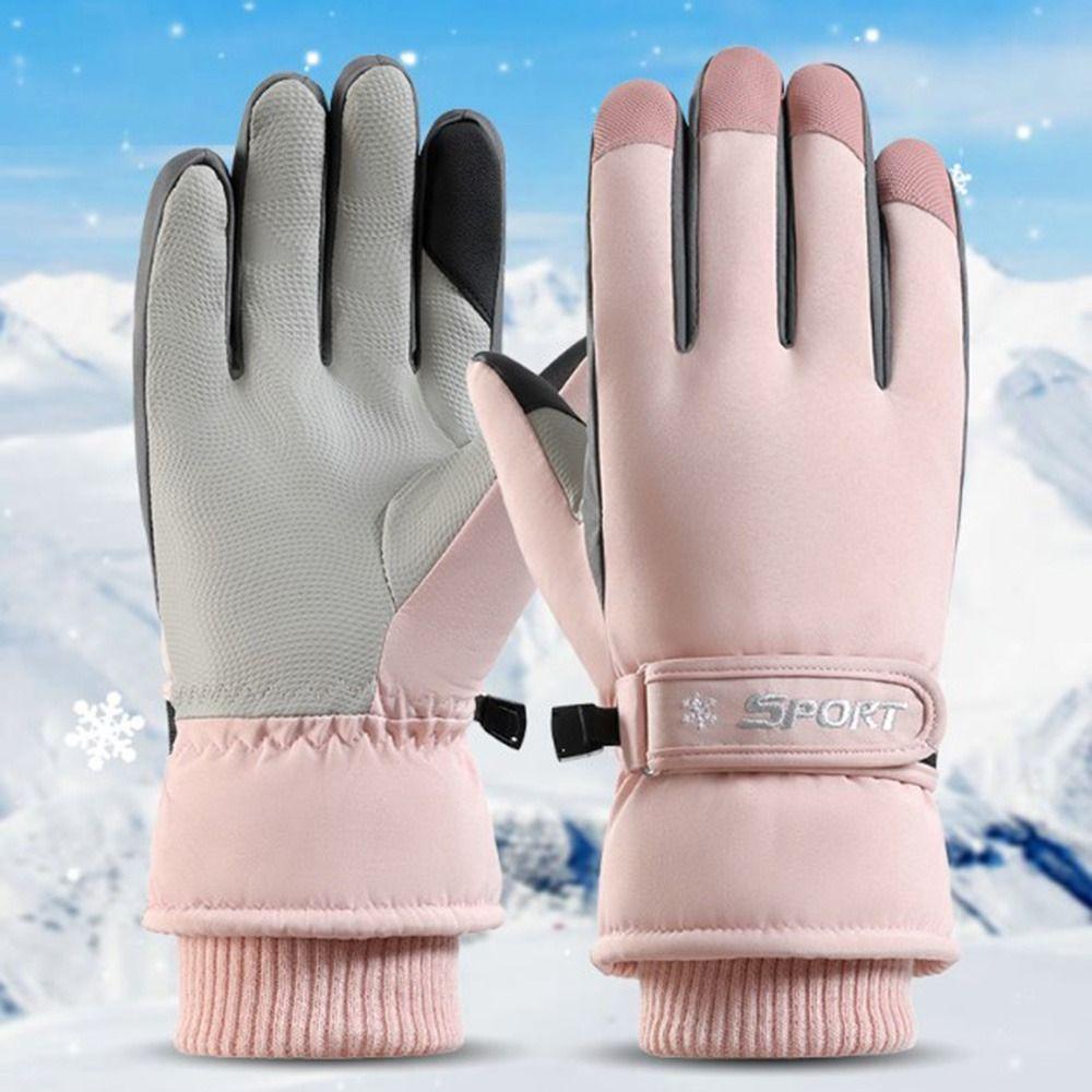 Ultralight Winter Ski Gloves Anti-Slip Snowboard Mittens Gift Touchscreen Gloves  Motorcycle