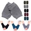 Protable Winter Autumn Warm Fingerless Wrist Gloves Half Mitten Exposed Finger Knitted Wool Glove