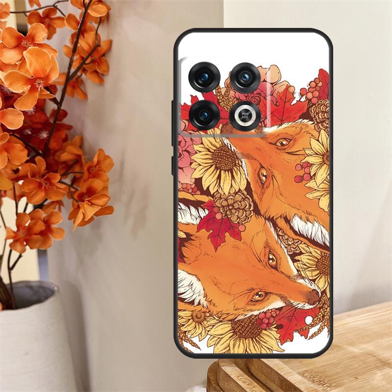 Cartoon Animal Fox Funda For OnePlus 13 13R 12 12R 11 10 Pro 8T 10T OnePlus Nord 4 CE 2 3 Lite N10 N20 N30 Case