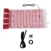 Electric Underfloor Heating Mat Kit Radiant Tile Floor System WiFi Control 3 Square Meter with Thermostat Sensor 220V